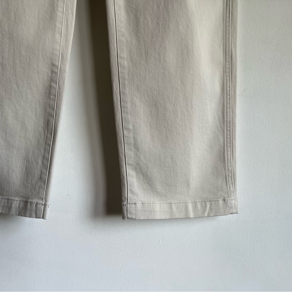 NWT Madewell Balloon Pant in Form Grey Khaki Cream Size 24 Barrel Leg $138 NW467 - Picture 5 of 15